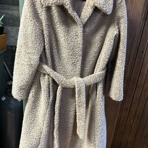Vince Camuto Cream Teddy Jacket